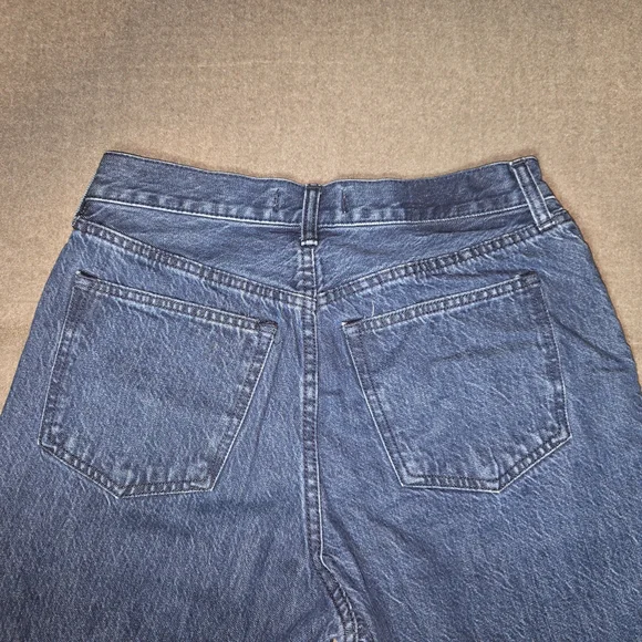 Abercrombie & Fitch High Rise Loose Jeans Wide Leg Denim Women's Size 6/28 - Picture 15 of 16